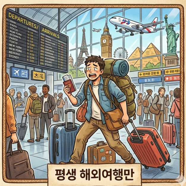 평생 해외 여행만 가기