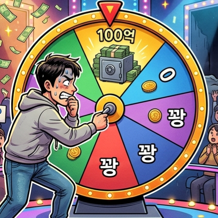 20% 확률로 100억 받기